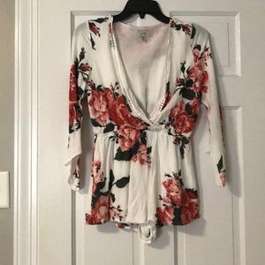 Floral romper